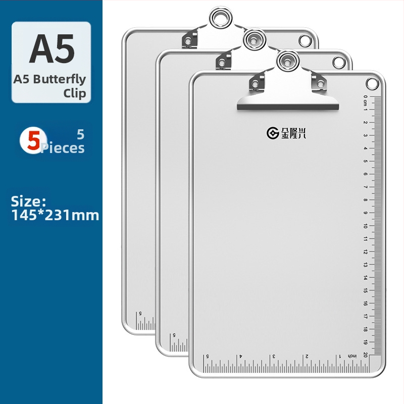 Klipbord s jedným klipom, model 7051C1085-15, materiál akryl