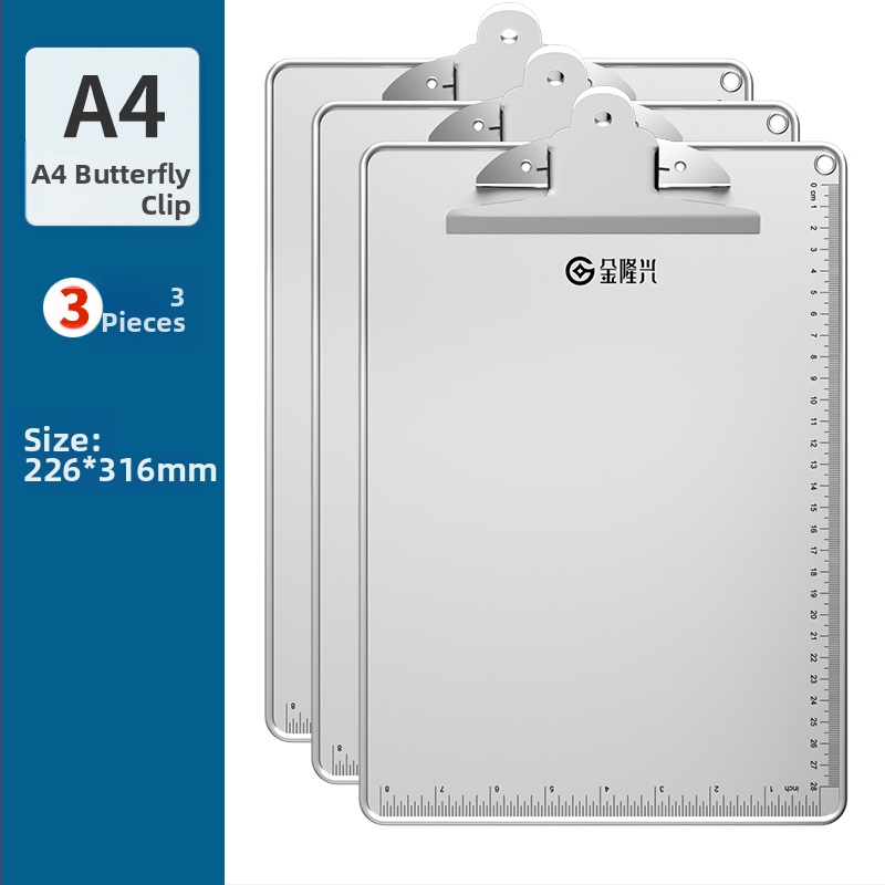 Klipbord s jedným klipom, model 7051C1085-15, materiál akryl