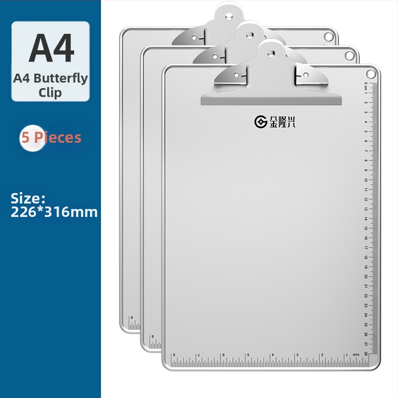 Klipbord s jedným klipom, model 7051C1085-15, materiál akryl