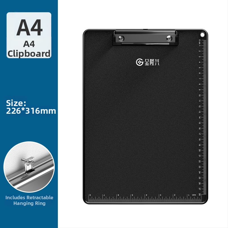 Klipbord s jedným klipom, model 7051C1085-15, materiál akryl