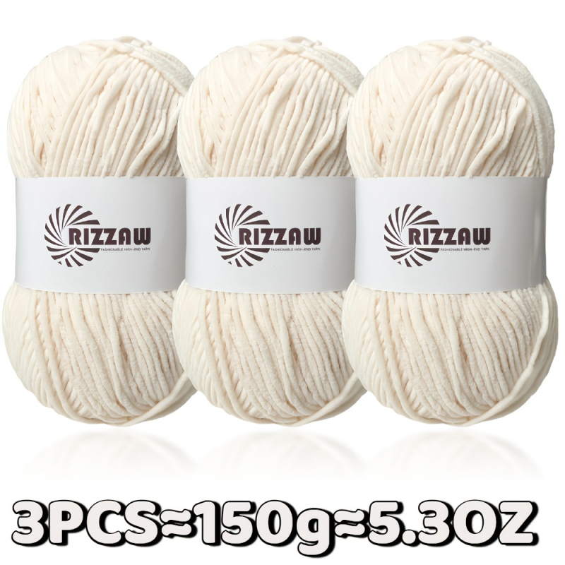 Вълнена прежда, 5 нишки, мляко-памучна смес, марка Grandma Textile HL-3