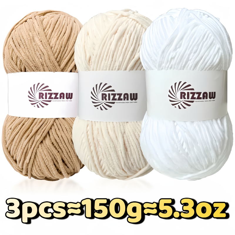 Вълнена прежда, 5 нишки, мляко-памучна смес, марка Grandma Textile HL-3