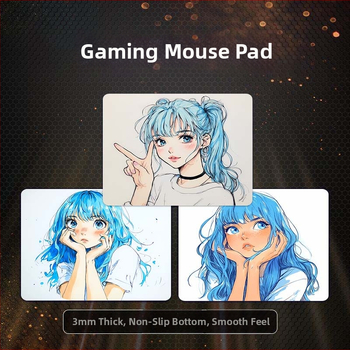 Peles paliktnis e-sportam, dabīgā guma, pretslīd, vienpusīgs, logotipa drukāšana