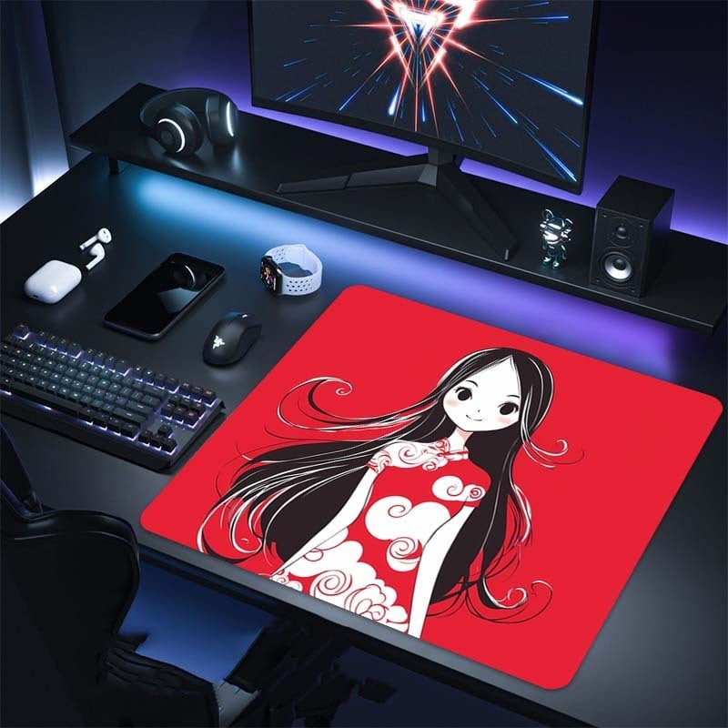 Peles paliktnis e-sportam, dabīgā guma, pretslīd, vienpusīgs, logotipa drukāšana