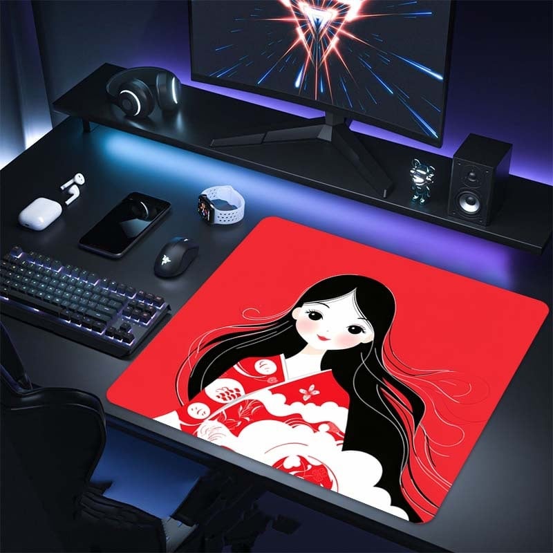 Peles paliktnis e-sportam, dabīgā guma, pretslīd, vienpusīgs, logotipa drukāšana