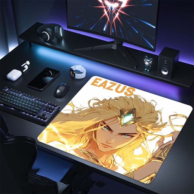 Peles paliktnis e-sportam, dabīgā guma, pretslīd, vienpusīgs, logotipa drukāšana