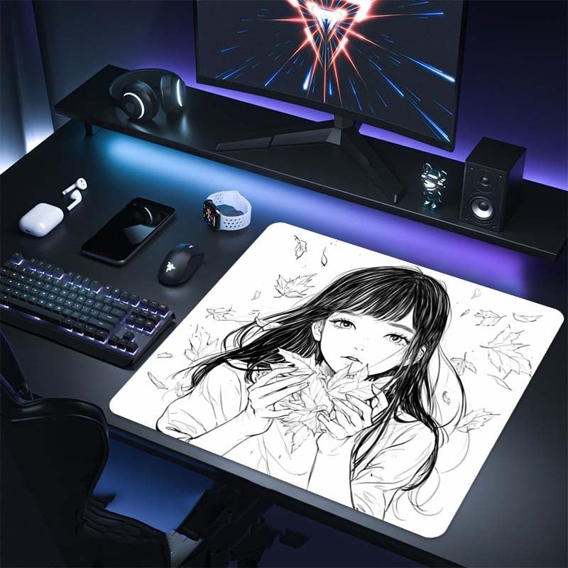 Peles paliktnis e-sportam, dabīgā guma, pretslīd, vienpusīgs, logotipa drukāšana