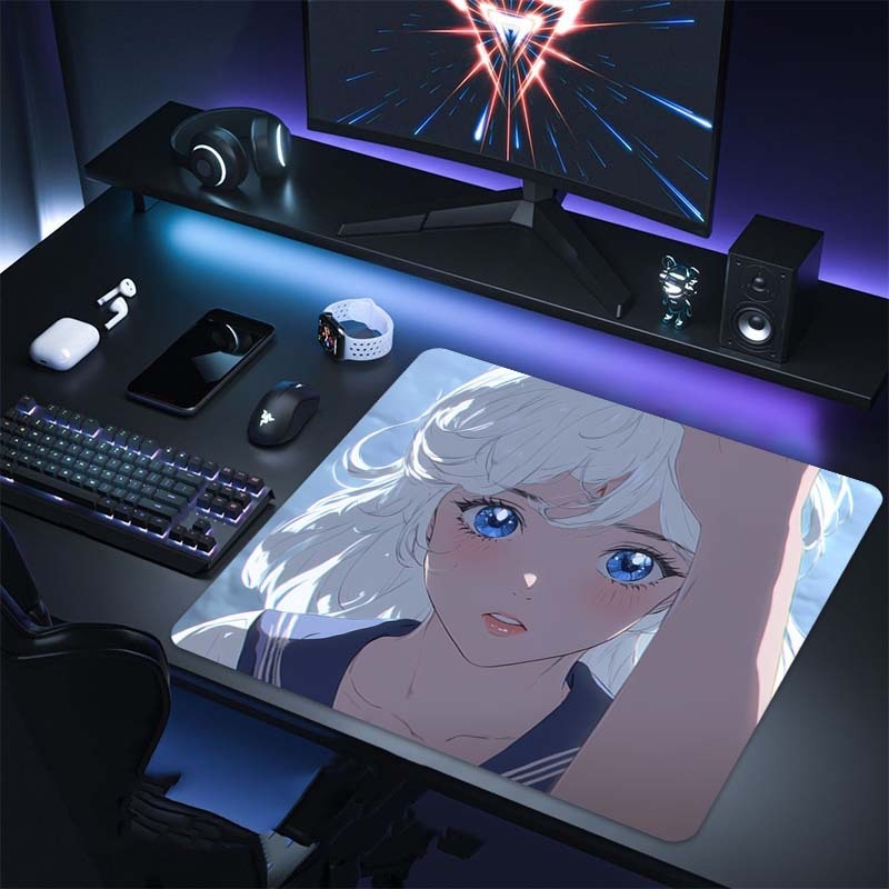 Peles paliktnis e-sportam, dabīgā guma, pretslīd, vienpusīgs, logotipa drukāšana