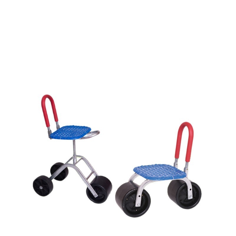 Kovová poľná stolička na zber — skladacia, zvýšený model (Základný / Klasický)