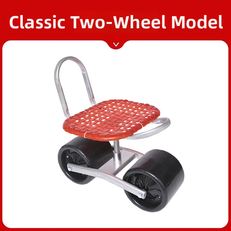 Kovová poľná stolička na zber — skladacia, zvýšený model (Základný / Klasický)