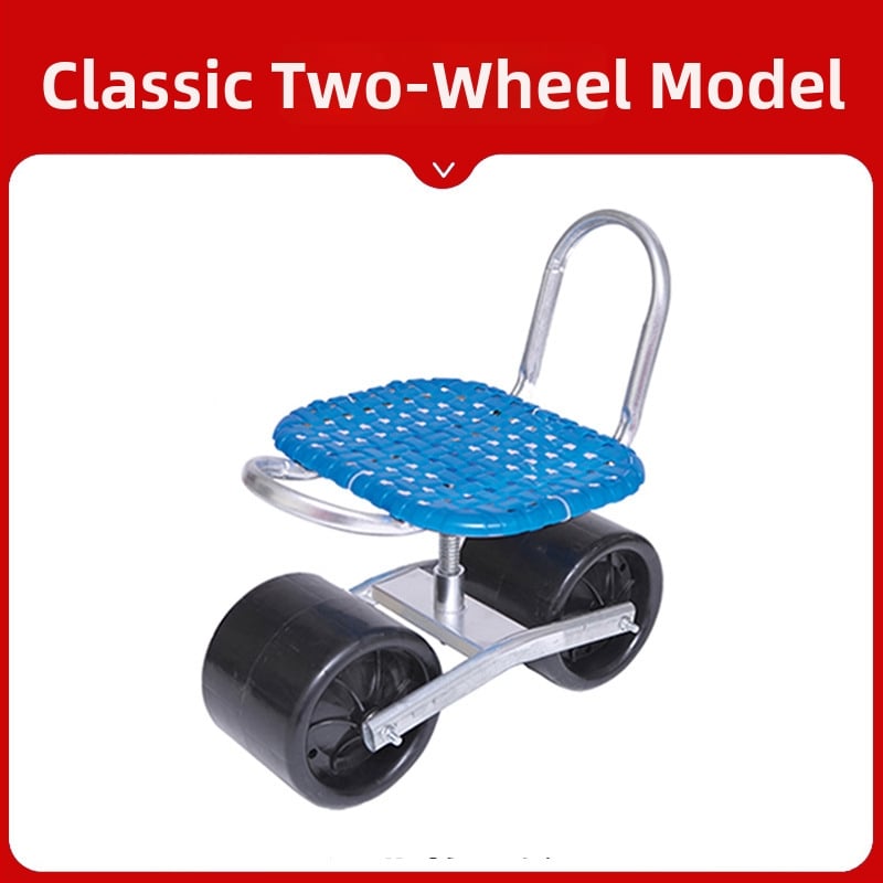 Kovová poľná stolička na zber — skladacia, zvýšený model (Základný / Klasický)