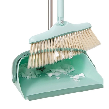 Σετ βούρτσας και κάδου για σκούπισμα – πλαστικό + ανοξείδωτο ατσάλι, 0.7 kg, κουτί 40 τεμαχίων, κυκλοφόρησε άνοιξη 2021