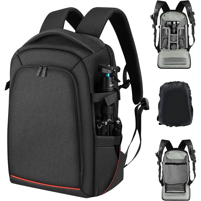 SLR fotoaparato krepšys iš Oxford audinio, atsparus vandeniui, smūgiams, kvėpuojantis, modelis 006