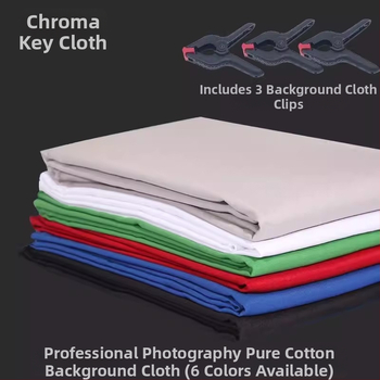 Fono audinys fotografavimui ir tiesioginei transliacijai — 100% medvilnė; Pakuotės sąrašas: kaip parodyta paveikslėlyje.