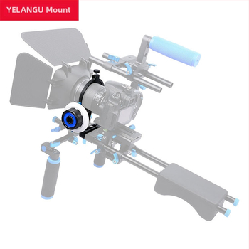 Follow Focus įrenginys - YELANGU Wolf King F0, aliuminio lydinys; suderinamas su objektyvais iki 85 mm; maksimali apkrova 2-5 kg; svoris 0,2 kg