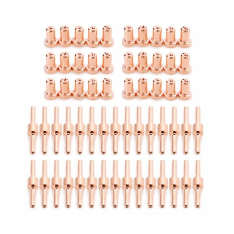 PT31 predĺžená elektródová tryska sada 60 dielov s ochranným krytom a rozdeľovačom, hrúbka rezania 1–15, vzduch