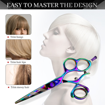 Sada kaderníckych nožníc so oceľovými čepeľami – vrátane cestovnej tašky