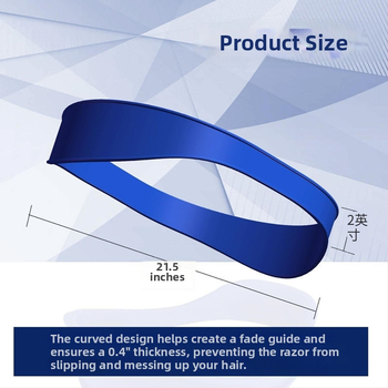 Silikónový pás na vlasy pre kaderníctvo, vysoká elasticita, moderný minimalistický dizajn, šablóna na tvarovanie línie krku