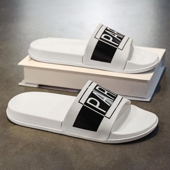 Pánske flip-flopy s PU vrchnou, gumovou podrážkou, voľný štýl, letná verzia 2023