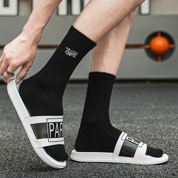 Pánske flip-flopy s PU vrchnou, gumovou podrážkou, voľný štýl, letná verzia 2023