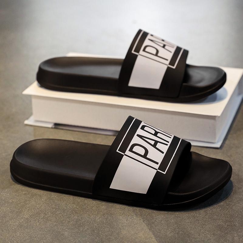 Pánske flip-flopy s PU vrchnou, gumovou podrážkou, voľný štýl, letná verzia 2023