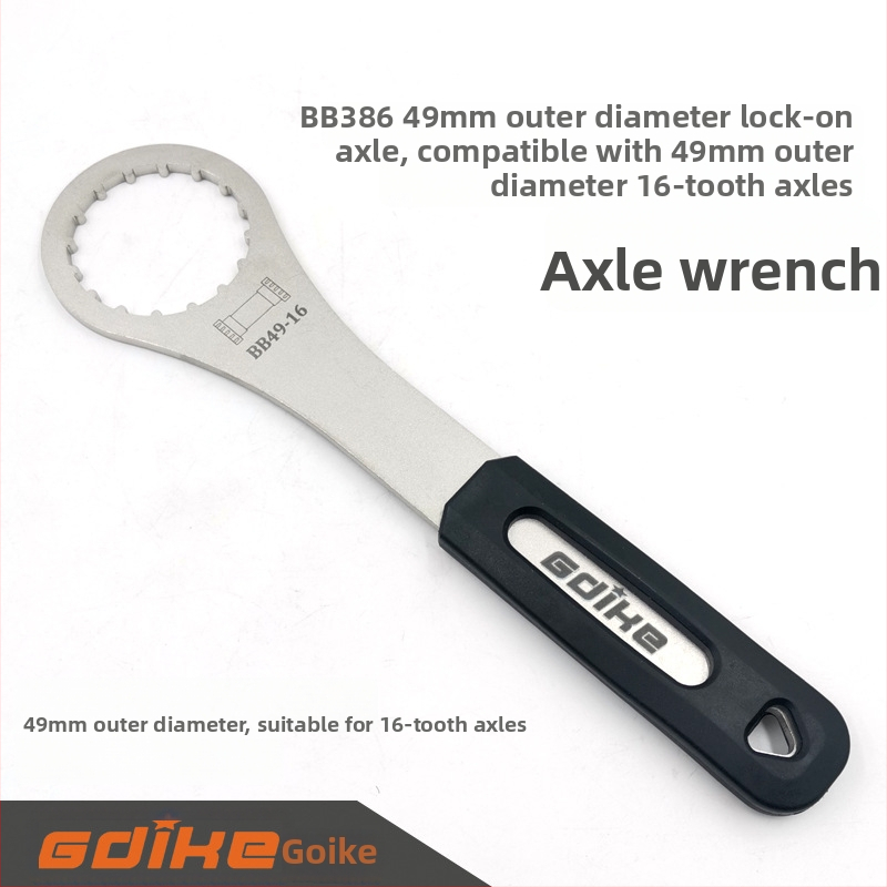 Kľúč pre BB386 závitový spodný uhol, kompatibilný s FSA Mega EVO T47 BB30 Token Locking, nerezová oceľ, značka GDIKE, prispôsobenie: áno