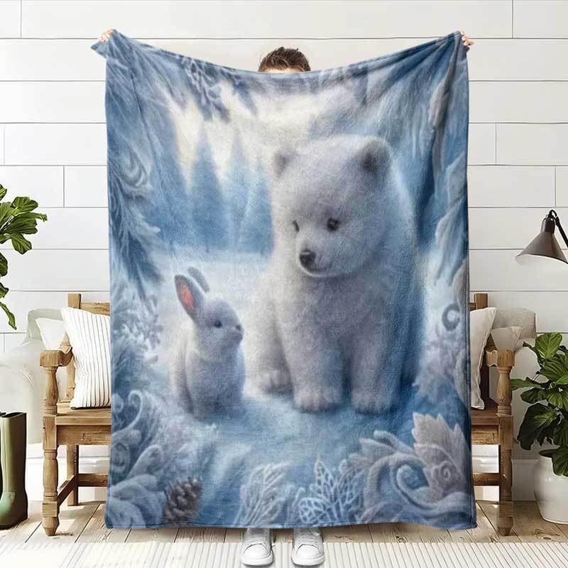 Полиестерно фланелено одеяло, покривка за легло, модерен минималистичен стил, 230 г, подходящо за всеки сезон, персонализирано