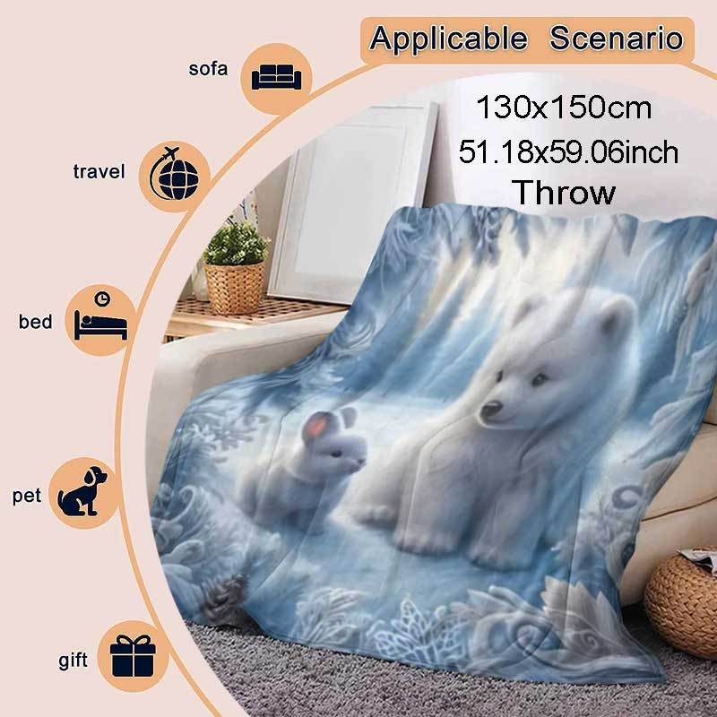 Полиестерно фланелено одеяло, покривка за легло, модерен минималистичен стил, 230 г, подходящо за всеки сезон, персонализирано