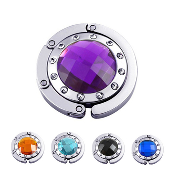 Háčik na tašku zo zinkovej zliatiny s personalizáciou loga (epoxidová nálepka), prenosný, Značka: Brilliant Hardware