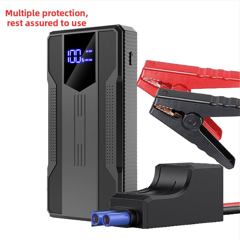 Prenosný štartér na auto s inteligentnou klipsou a digitálnym displejom – Yaxingfei, vstup 5V, výstup 12V, typ napájania: iné zdroje