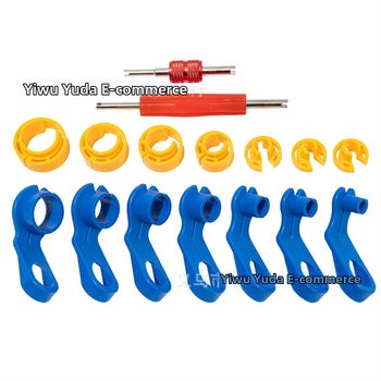 Nástroj na rýchle pripojenie hadíc automobilovej klimatizácie, sada 16 kusov, model YD24015, materiál PP, na demontáž palivového vedenia