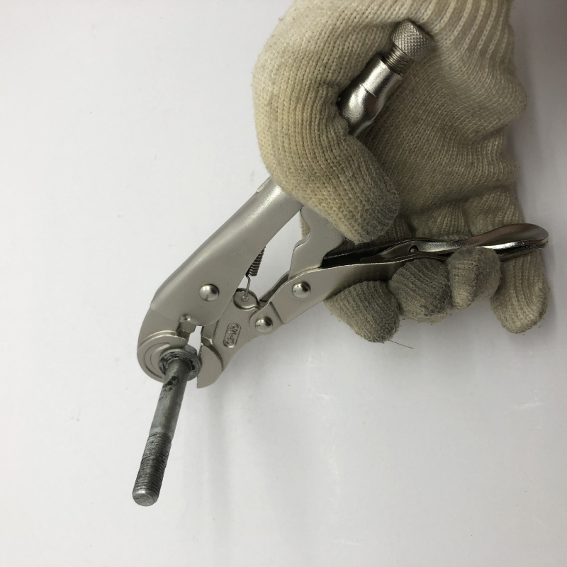 Macwork kliješta za hvatanje tipa VISE s rezanjem žice, kromomolibden čelik, trostrane čeljusti