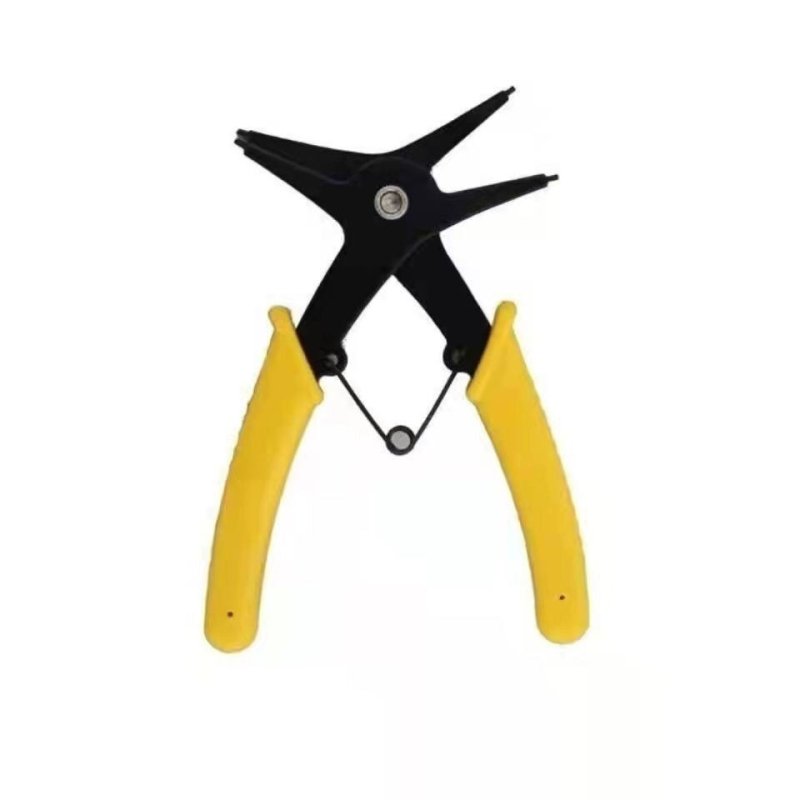 Quansheng dvostruke kliješta za circlipe, za unutarnje i vanjske prstene, 90° glava, zamjenjiva glava