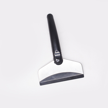 Deluxe Small Snow Shovel - dvojúčelová snehová lopata pre dom a auto, z nehrdzavejúcej ocele, škrabka na sklo, chráni lak, prispôsobiteľné spracovanie