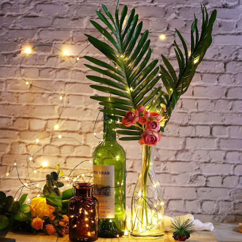 Svjetleća LED nit bakrene žice za Božić i vrt, 50 LED, IP43, napon ≤36V, daljinsko upravljanje