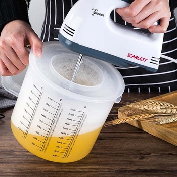 Meracia odmerka na pečenie so stupnicou, PP materiál, objem 2500 ml, hmotnosť 279 g, značka Yading, nástroj na čaj s mliekom