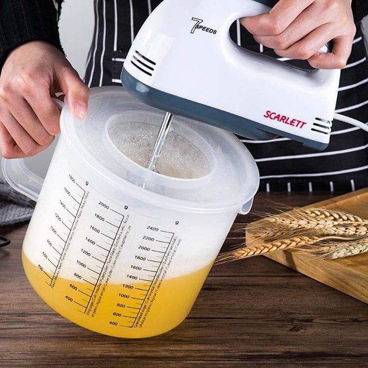 Meracia odmerka na pečenie so stupnicou, PP materiál, objem 2500 ml, hmotnosť 279 g, značka Yading, nástroj na čaj s mliekom