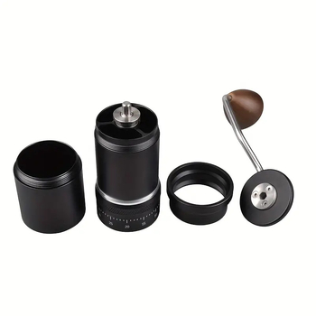 Ръчна кафемелачка за кафе на зърна, ръчно въртене, модерен прост дизайн, печат на лого наличен, лицензирани частни марки