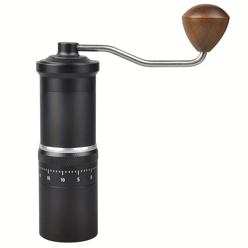 Ръчна кафемелачка за кафе на зърна, ръчно въртене, модерен прост дизайн, печат на лого наличен, лицензирани частни марки