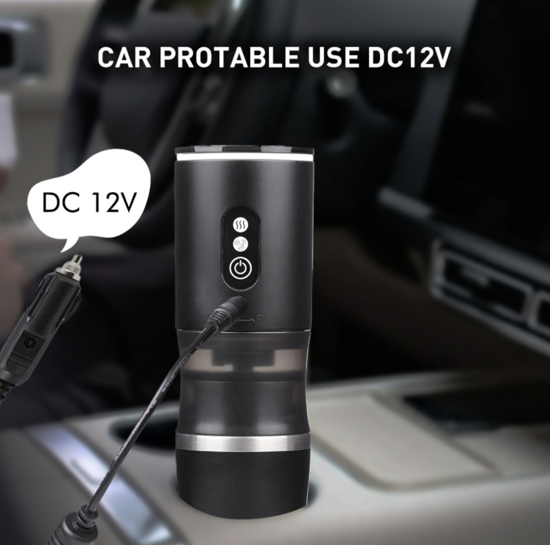 Капсулна портативна кафе машина – 3-в-1, напълно автоматична, с възможност за персонализация, пускане през 2025 г., тегло 502 г