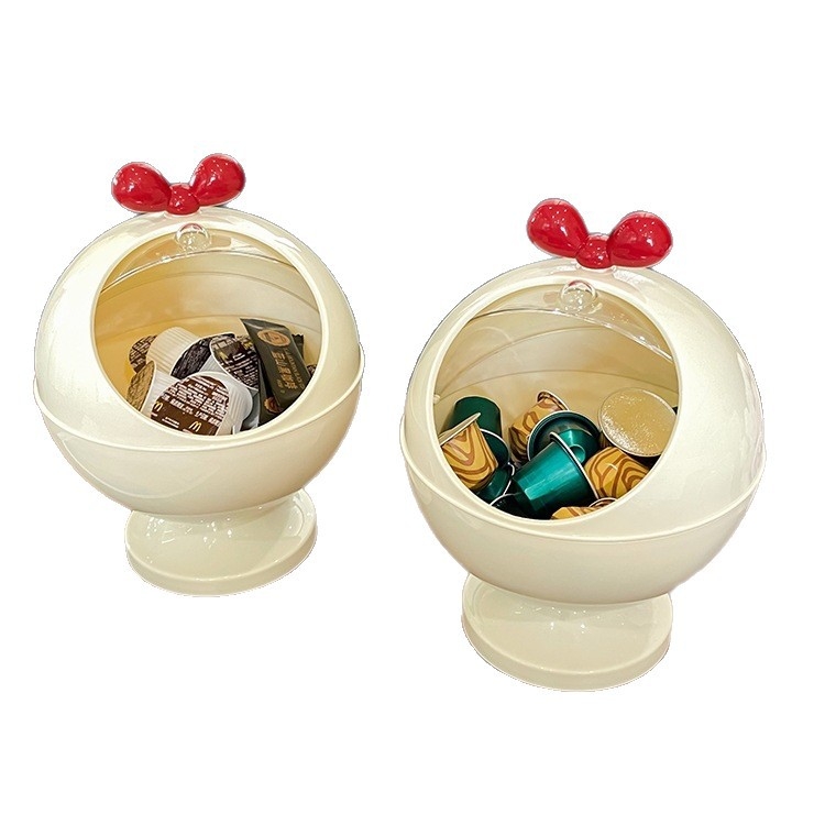 Zásobník na kapsule kávy a tanier na kancelársku špajzu — kreatívny, roztomilý dizajn, uvedené v lete 2020