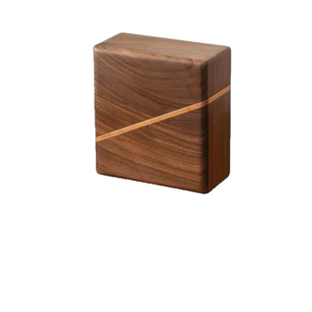 Дървена настолна кутия за филтри за кафе, с магнитно затваряне и защита от прах, модерен минималистичен дизайн