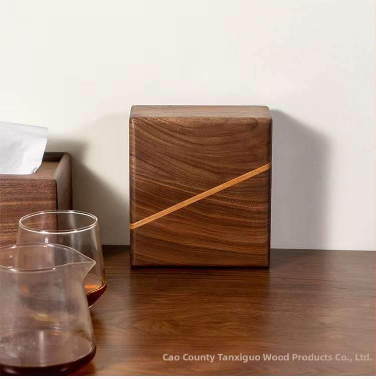 Drevená skrinka na papierové filtre na kávu, s magnetickým uzáverom a ochranou proti prachu, moderný minimalistický dizajn