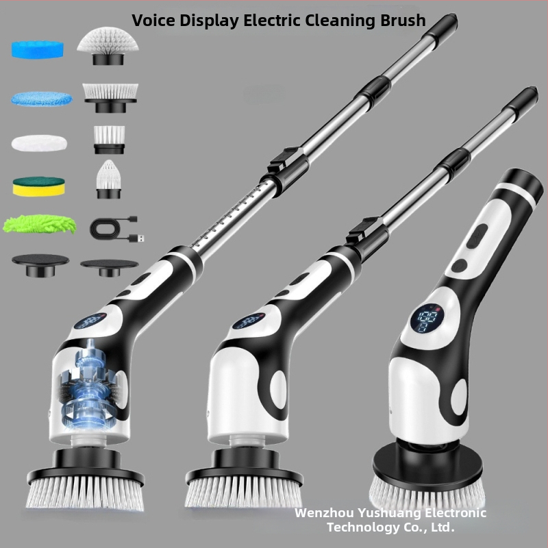 Elektrická čistiaca kefka s dlhým dosahom a vysúvacím dizajnom, model JY-5011, mechanický chod, napájanie USB/ nabíjanie, 5V, 25W