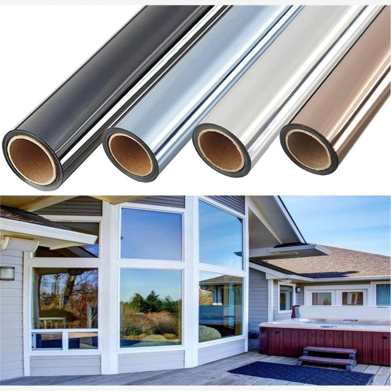 Film na okno s jednosmerným zrkadlom na ochranu súkromia, UV ochrana cez deň