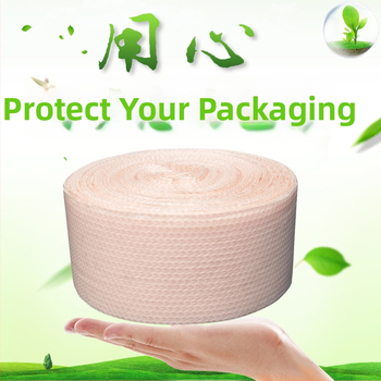 Vidēja burbuļu aizsargfolija, biezināta spilvena iepakojumam kosmētikai un keramikai, burbuļu diametrs 1,5 cm, burbuļu augstums 5 mm, blīvums 80 g/m²