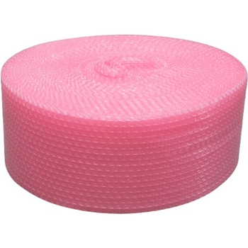 Vidēja burbuļu aizsargfolija, biezināta spilvena iepakojumam kosmētikai un keramikai, burbuļu diametrs 1,5 cm, burbuļu augstums 5 mm, blīvums 80 g/m²