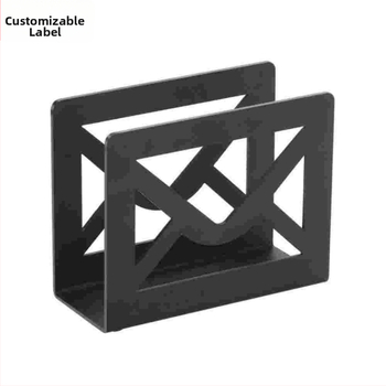 Kovový organizér pošty, stolný organizér na listy, železný, značka YX