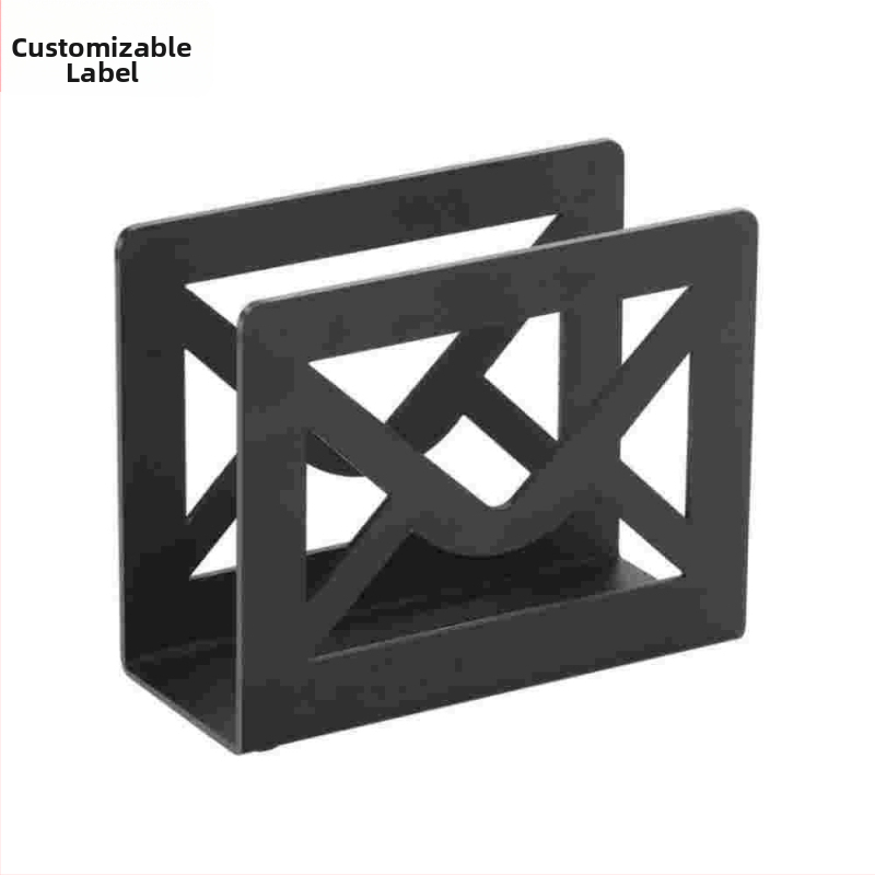 Kovový organizér pošty, stolný organizér na listy, železný, značka YX