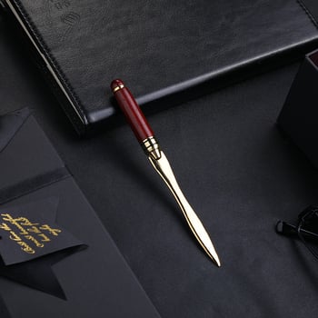 Zhuo Wen otvárač listov, drevo a kov, model 959#, max. B3 papierovej veľkosti